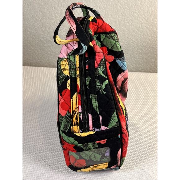 Vera Bradley Pink Red Yellow Blue Floral Lunch Bag - Picture 6 of 12
